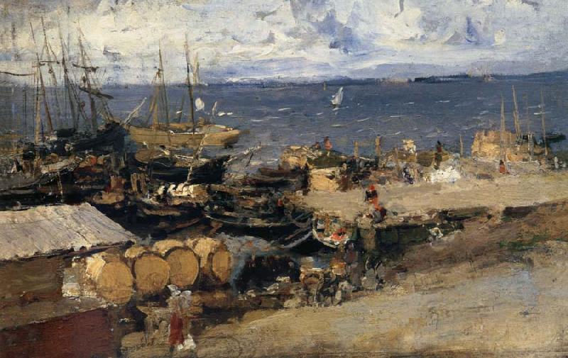 Konstantin Korovin Port oil painting image